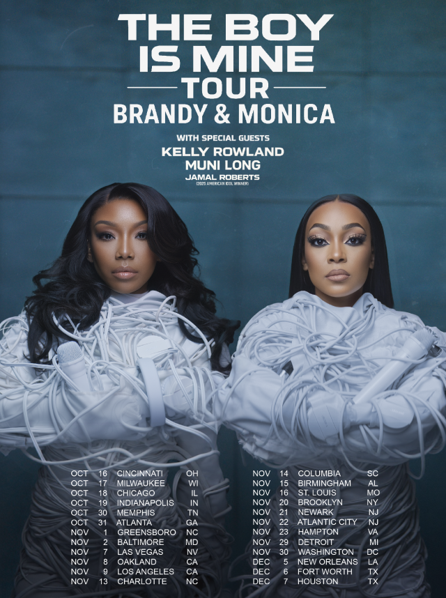 Brandy The Boy Is Mine Tour Poster 2025